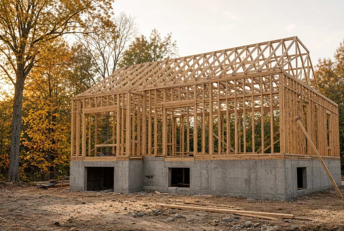 Custom home framing and residential construction in Michigan