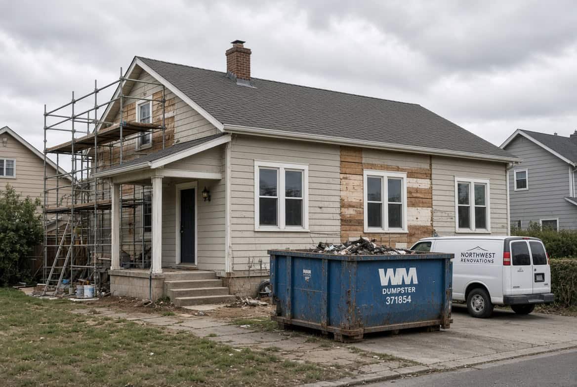 Modern craftsman home exterior for buildable floor plan packages