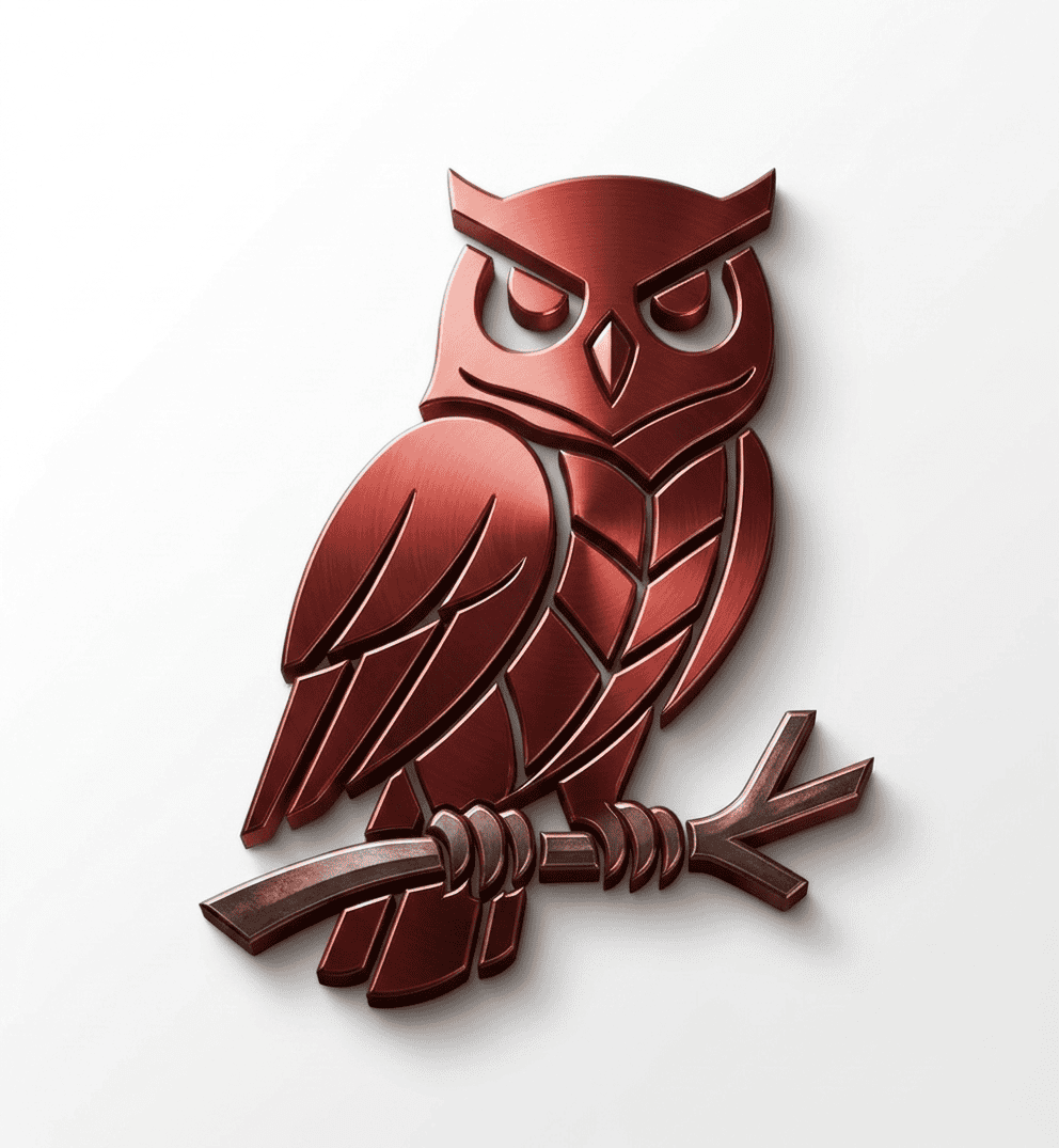 Terms Real Estate Heraldic Crest - Power of the Owl